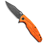 Image of BucknBear Buck N Bear Chameleon Liner Lock Knife Orange G-10 3.6 Black SW EEB10420