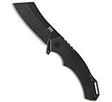 Image of BucknBear BNB EDC Cleaver Knife Black Weaved Carbon Fiber 4 Black SW E1AC5642