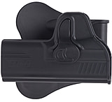 Image of Bulldog Cases &amp; Vaults Rapid Release Polymer Holster With Paddle For Glock 43 Black Right Hand RR-G43
