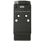 C&amp;H Precision Weapons Optics Adapter Plate, CZ Shadow 2 Optics Ready V4 MIL/LEO to CZ-Shadow 2 Optics Ready, CZ-SDW2-RSH-GDT