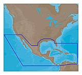 Image of C-MAP 4D Full, Central Amer. &amp; Carib., SD/MSD