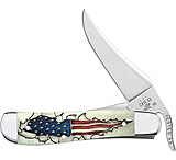 Image of Case Russlock Natural US Flag 4.25in Folding Knife
