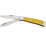 Image of Cattleman'S Cutlery Trapper Yellow Derlin Knife