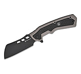 Image of Old Timer Smith &amp; Wesson Extraction and Evasion Assisted Folding Knife 3-1/2 Cleaver Blade Black C62AFBDB