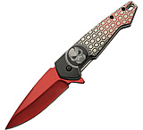 Image of China Made Predator Framelock A/O Red 3.50 in Stainless Steel Assisted Opening Folding Knife