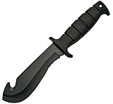 Image of China Made Rubber Handle Guthook Fixed Blade Knife