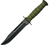 Image of China Made Survival Fixed Blade OD Green Fixed Blade Knife