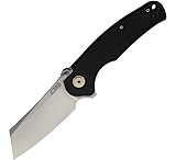 Image of CJRB Crag Linerlock Black D2 Folding Knife
