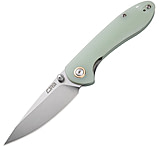 Image of CJRB Small Feldspar Linerlock Jade Folding Knife