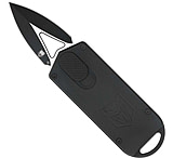 Image of CobraTec Knives CTASPBLK ASP 1.94" OTF Dagger Plain D2 Steel Blade, 3.31" Black