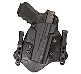 Comp-Tac MTAC Premier Hybrid IWB Holster, Heckler &amp; Koch P30L/Heckler &amp; Koch HK45, Right Hand, Black Leather/Kydex, Black, C225HK080RBSN