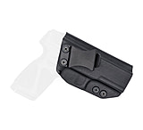 Rounded IWB KYDEX Holster, Taurus G3, Right Hand, Black, TRS-G3-BK-RH-VAR