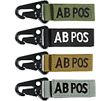Image of Condor Outdoor Blood Type Key Chain 4 Pcs/Pack
