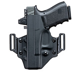 Image of Crucial Concealment 1008 Covert OWB LH Compatible With Glock 17 Kydex Black LH