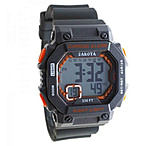 Image of Dakota Watches Dakota Midsize Square Digital Moonglow, Grey/Orange