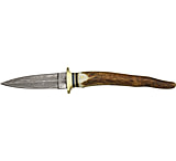 Image of Damascus 8.25&quot; Fixed Blade Boot Knife