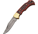 Image of Damascus Emberlock Lockback