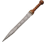 Image of Damascus Gladius Grooved Sword
