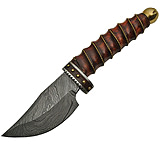 Image of Damascus Wire Wrapped Skinner Fixed Blade Knife