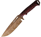 Image of Dawson Knives Summit Fixed Blade Red/Blk DW60028