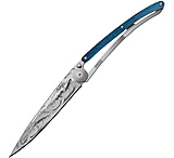 Image of Deejo 37g Tattoo Linerlock Wave 3.75 in Stainless Steel Folding Knife