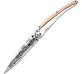 Image of Deejo Tattoo Linerlock 27g Cherry 3.00 in Stainless Steel Folding Knife