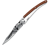 Image of Deejo Tattoo Linerlock 27g Skull Folding Knife