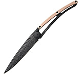 Image of Deejo Tattoo Linerlock 37g Feather 3.75 in Stainless Steel Folding Knife