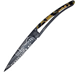Image of Deejo Tattoo Linerlock 37g Rock Roll 3.75 in Stainless Steel Folding Knife