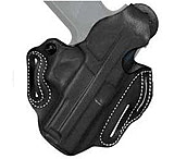 DeSantis Thumb Break Scabbard Belt Holsters, Springfield TRP Operator 45cal, Kimber Custom TLE RL II, GOLD Combat RL II, Right Hand, Plain, Black, 001BAF9Z0