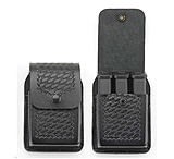 Image of DeSantis Black - Plain - Pac-Three Magazine Pouch - Black Snaps U86BJWWZ3