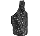 Image of DeSantis Right Hand Black Basketweave Hempstead Hi-Ride Holster 054BGB2Z0 - GLOCK 17, 19, 22, 23