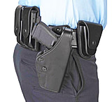 Image of DeSantis Right Hand - Black - Lined - Chek-Mate Duty Holster 003BCB2Z0 - GLOCK 17, 19, 22, 23