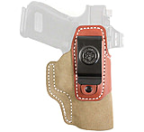 DeSantis Transit Leather IWB Holster, Kahr Arms, Glock, Ruger, Smith &amp; Wesson, Ambidextrous, Kydex, Natural, 215NJD9Z0