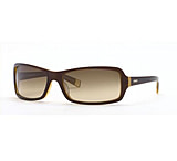 Image of DKNY DY4003 Sunglasses Black Frame / Gray Green APX Lenses