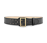 Image of DutyMan 2-1/4inch Plain Leather Sam Browne 2-row Stitch Duty Belt With Gold Buckle