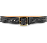 Image of DutyMan 1-3/4inch Basketweave Leather Garrison Belt With Gold Buckle DTY-1621-34-9032