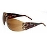 Image of Ed Hardy Snake 2 Crystal Sunglasses EHS-005 EHS005FCTOR