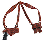 Image of El Paso Saddlery SPCOACPRR Spyder Shoulder System 1911 3.5&quot; Barrel Leather Russe