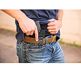 Elite Survival Systems Inside Pants Holster, Ambidextrous, Colt &amp; 4in BBL Revolvers, Black, BCH-3