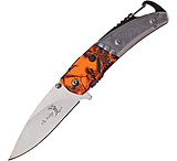 Image of Elk Ridge LED Linerlock A/O Orange Camo Folding Knife