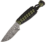 Image of Esee Damascus Izula Paracord Fixed Blade Knife