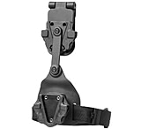 Alien Gear Holsters Rapid Force Expansion Swivel Drop Leg Holster With Locking Belt Slide w/ Taq Strap w/Standard Buckle w/Bag Packaging, Matte Black, RFX-SD-BK-LBS-T-LK-B