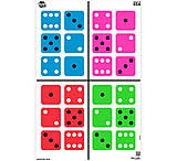 Image of EZ-Aim FUN Shootin' Dice Paper Shooting Target