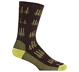 Image of Farm To Feet Cokeville Medium Weight Crew Sock - Men's-Brown/Woodbine-Large