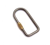 Image of Flytanium Titanium Flat Oval Keyring