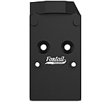 Image of Foxtail Precision 100018 Rear Sight Dovetail Optic Adapter For CZ Shadow Black
