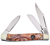Image of Frost Stockman California Gold Crowing Rooster Folding Knife