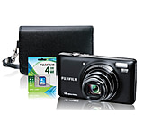 Image of Fuji FinePix T400 10x Digital Camera - Bundle with Case, Batteries, 4GB Card