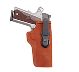 Galco Tuck-N-Go 2.0 Strongside/Crossdraw Premium Steerhide IWB Holster, Smith & Wesson J-Frame Revolver 2in, Natural, Right, TUC158